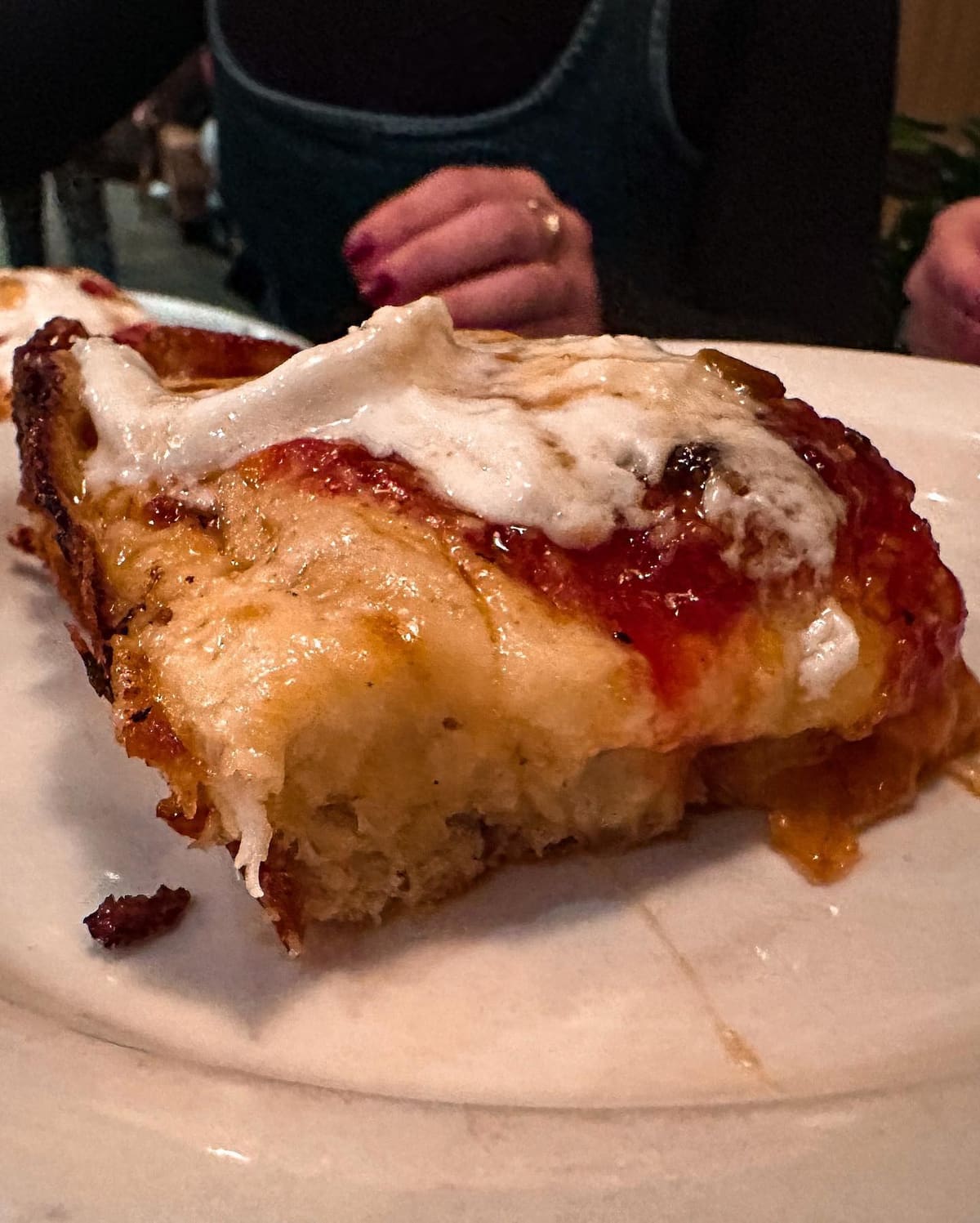 Pizza slice at Ace’s Pizza
