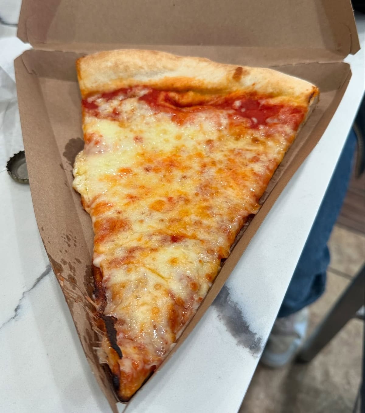 Pizza slice at Andiamo Pizza