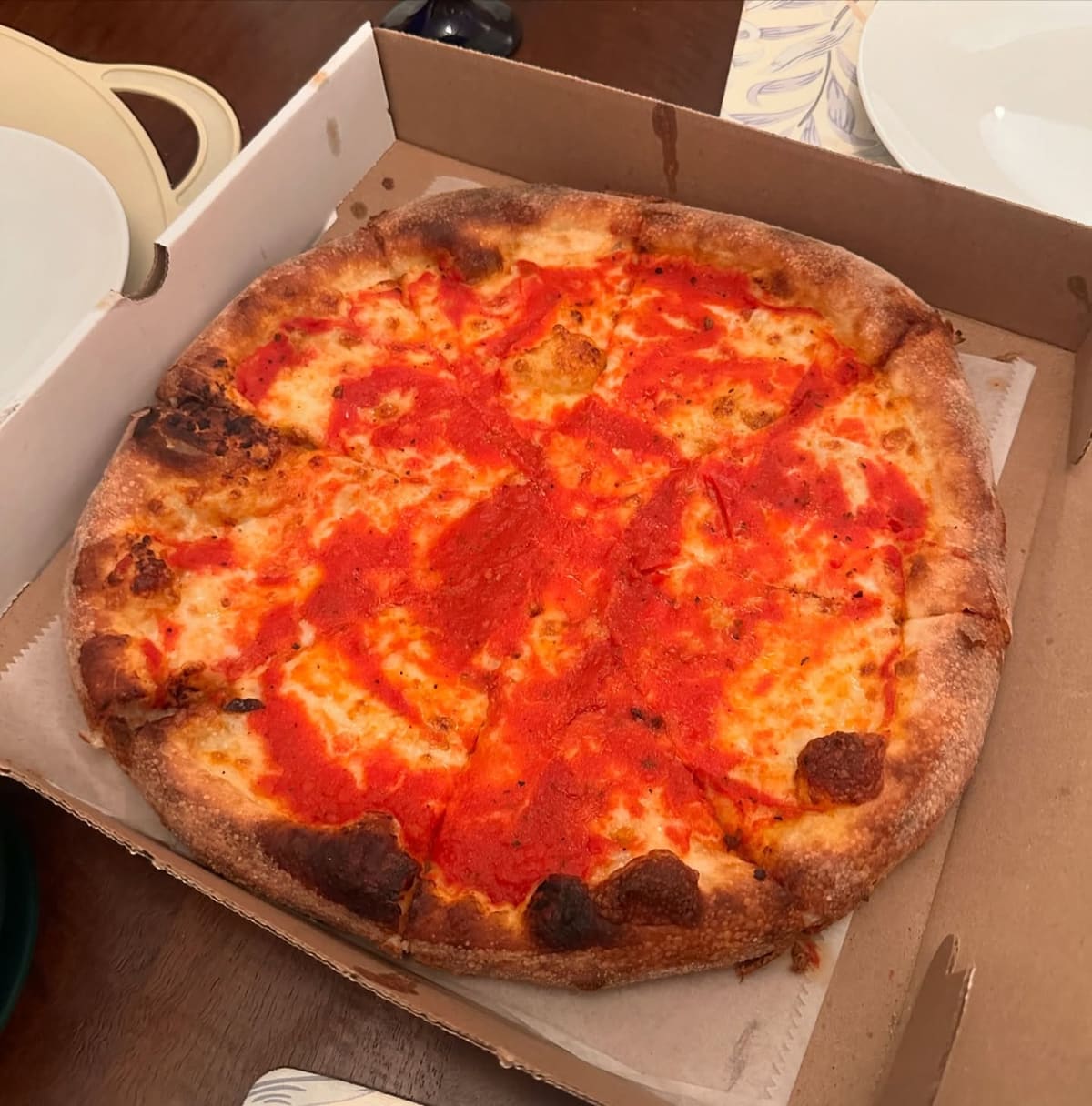 Another pizza at Andrew Bellucci’s Pizzeria