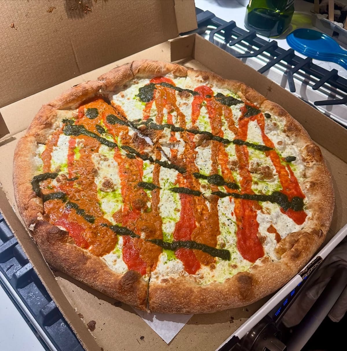 Another pizza at Andrew Bellucci’s Pizzeria