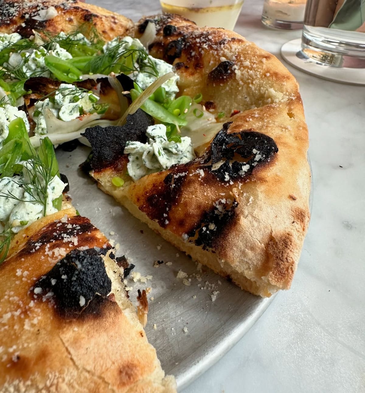 Pizza slice at Companion Pizza