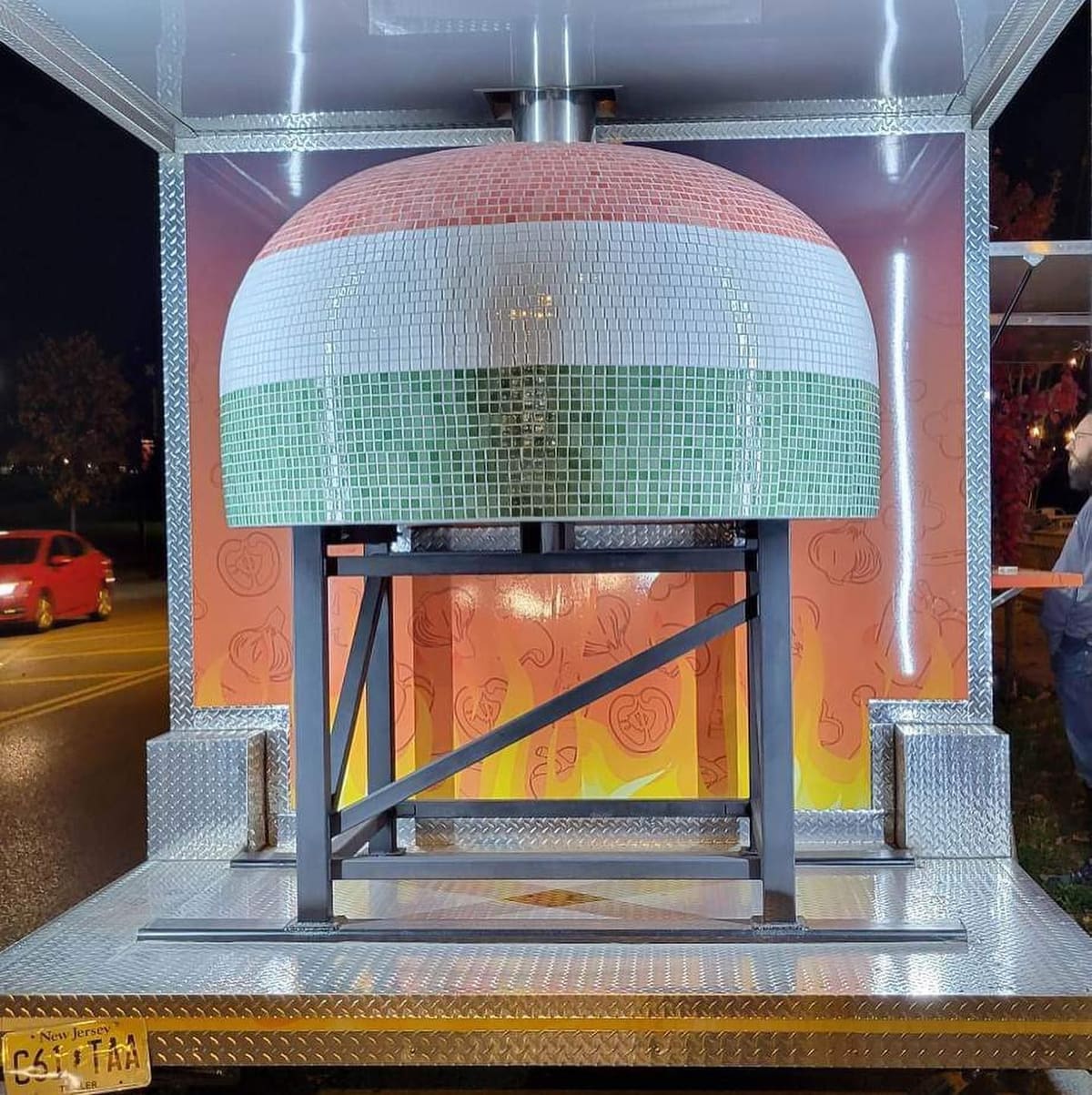 Pizza oven at Fire Up Pizza