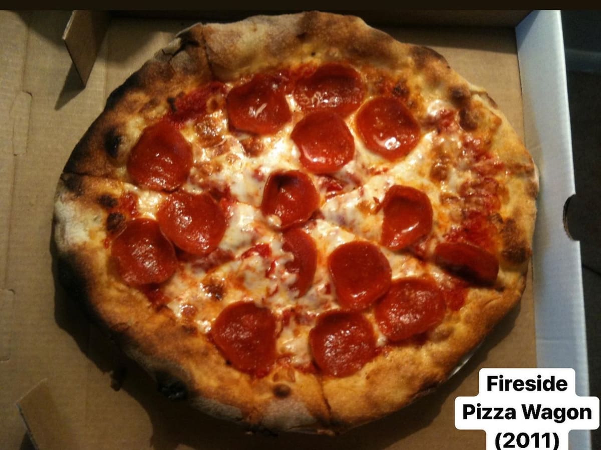 Another pizza at Fireside Pizza