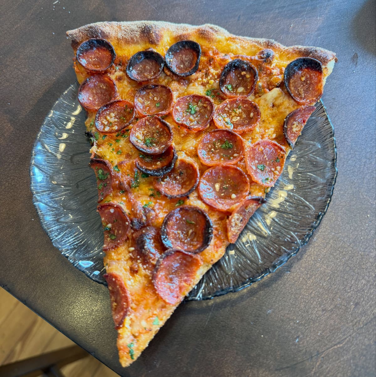 Pizza slice at Mad Anthony’s Pizza in Covington, KY