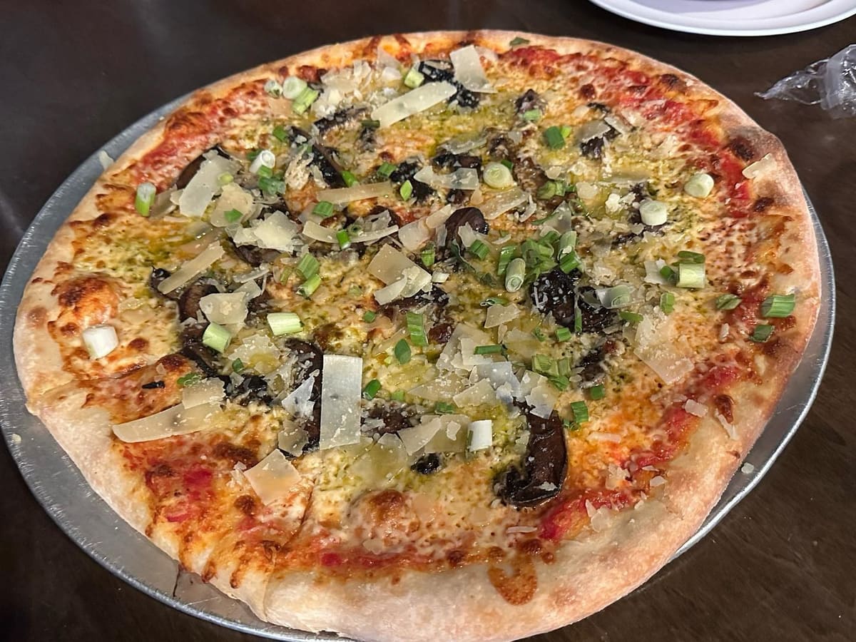 Another pizza from the visit at Mad Monk’s Pizza