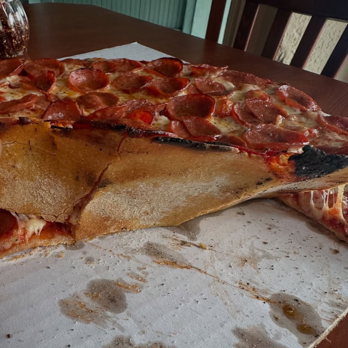 Pizza slice at Ron’s Pizza