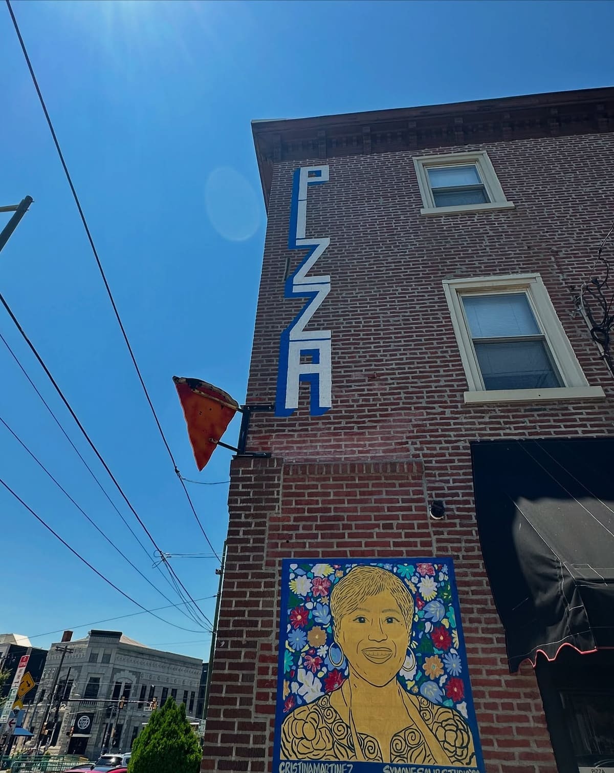 Restaurant exterior at Shackamaxon Pizza