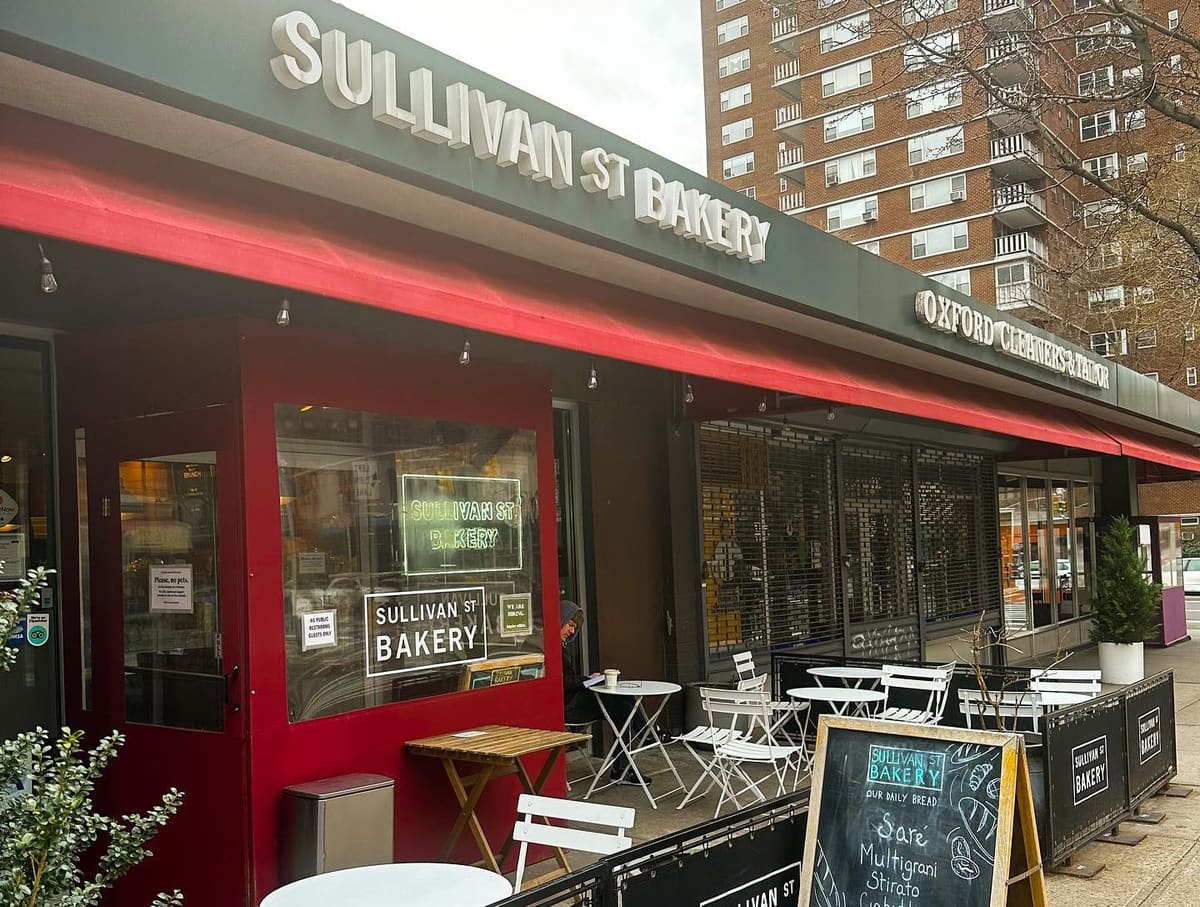 Restaurant exterior at Sullivan Street Bakery