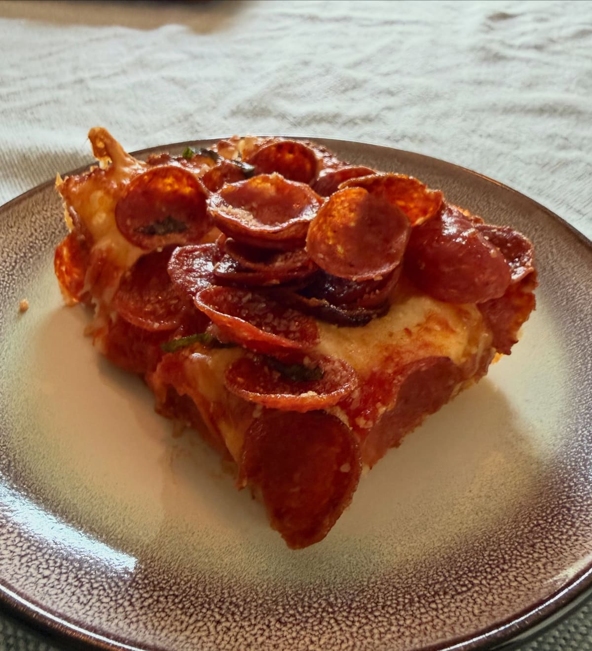 Pizza slice at Taglio in Cincinnati