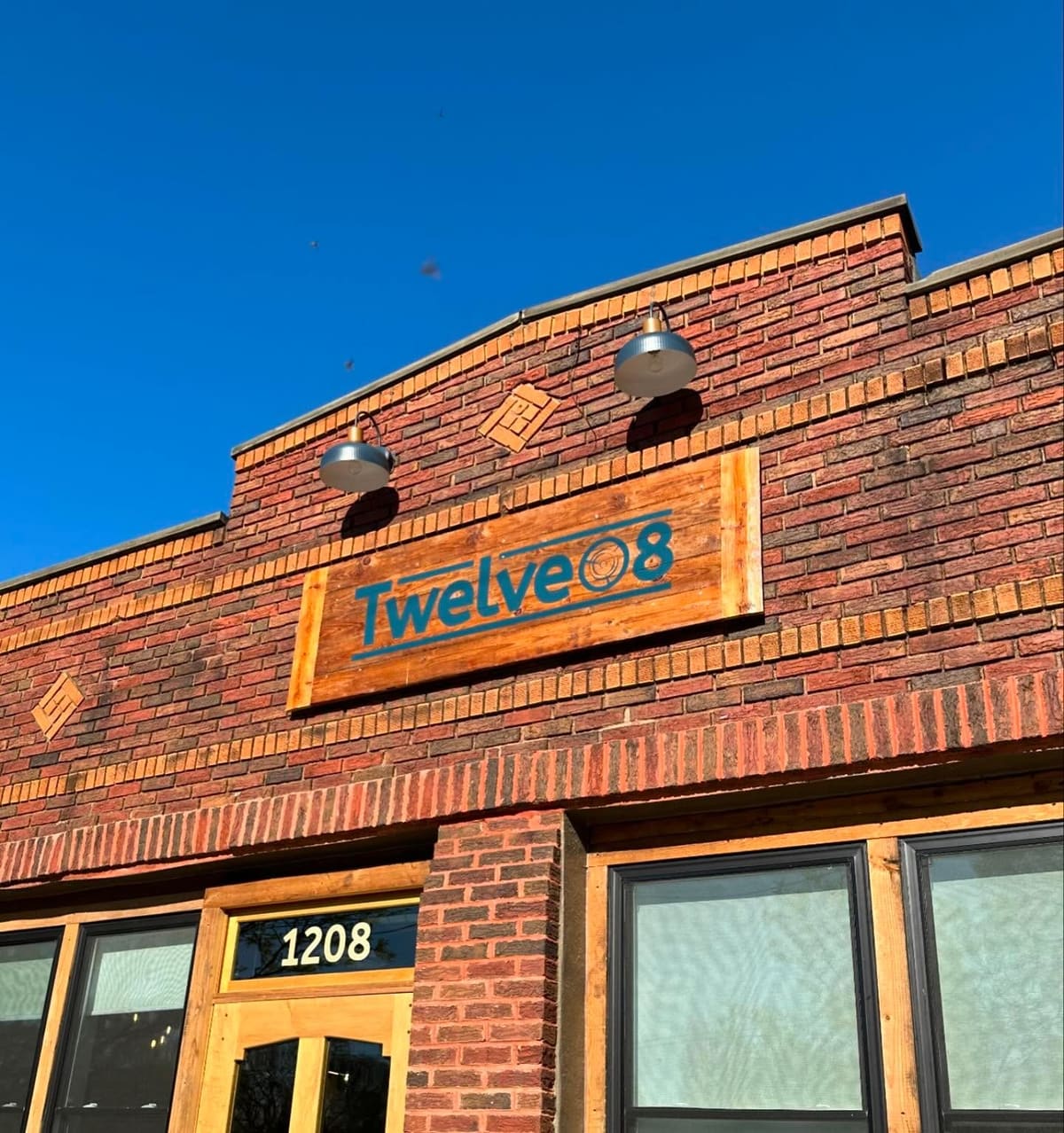 Restaurant exterior at Twelve08