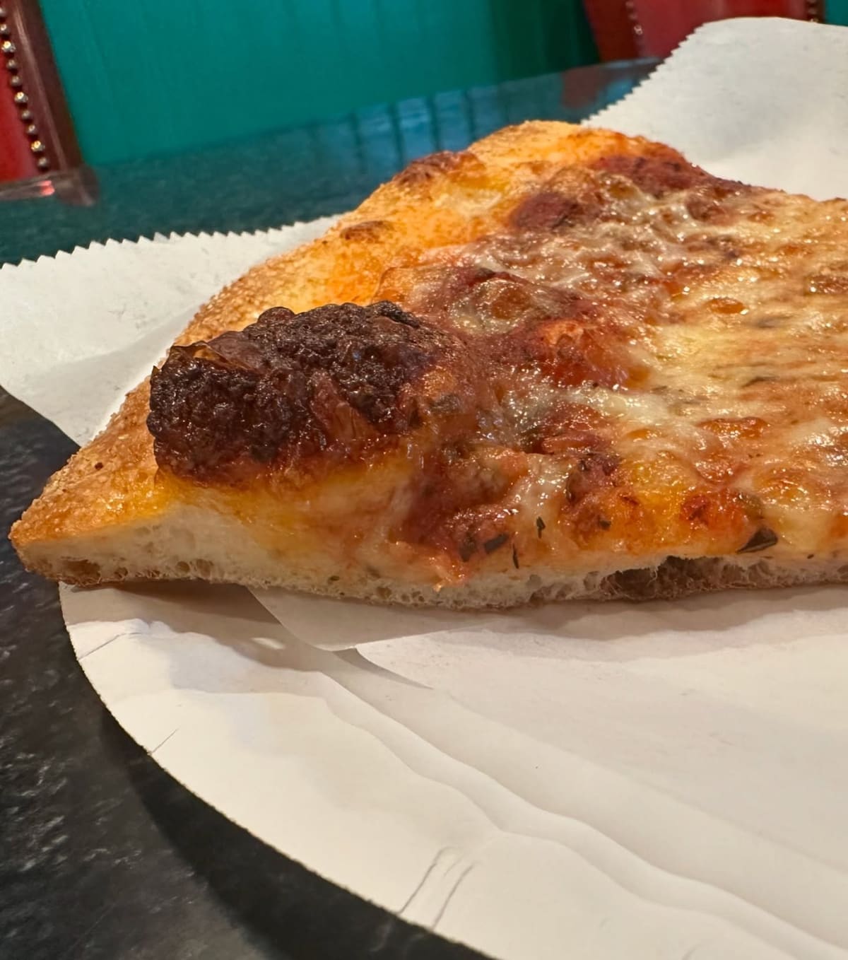 Pizza slice at Two Boots Pizza
